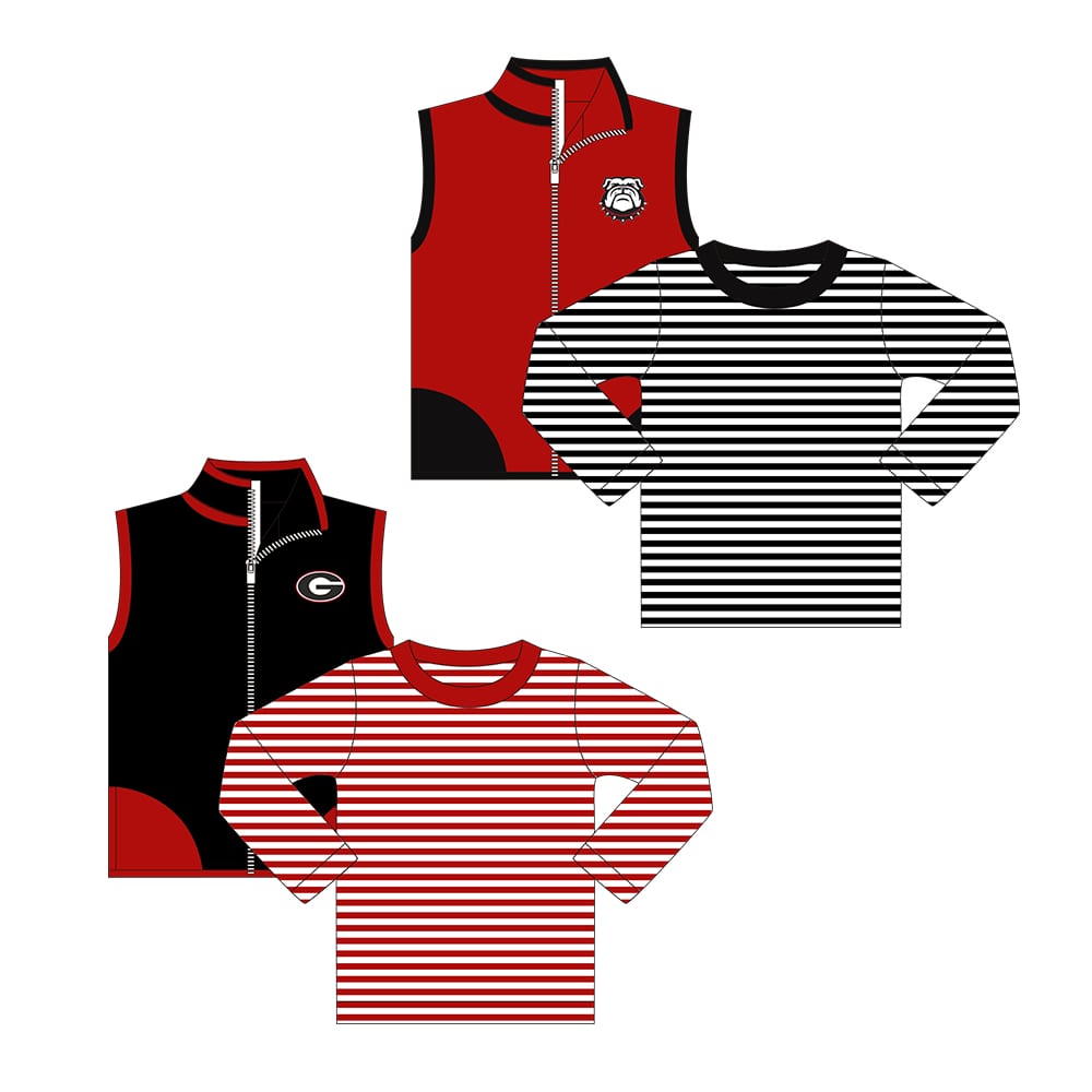 UGA Vest and Striped Shirt Collection - ETA mid January