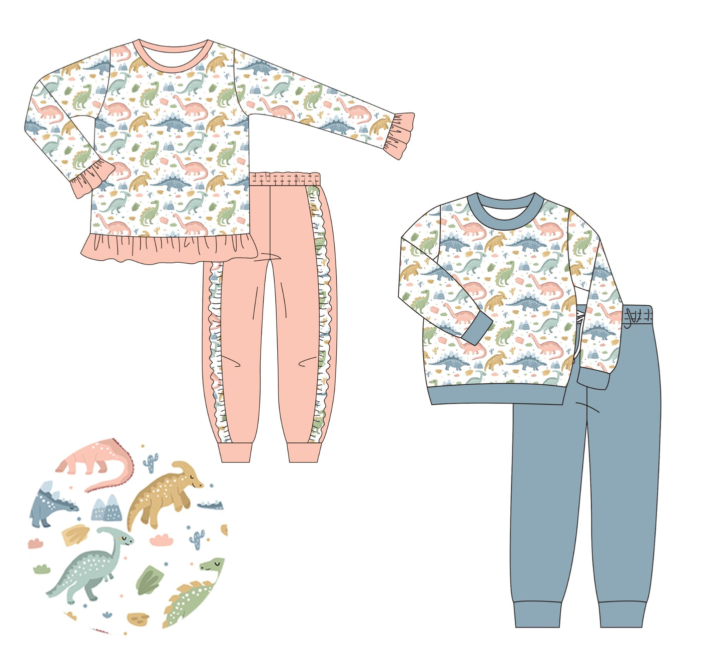 Dinosaurs Jogger Sets - ETA late December