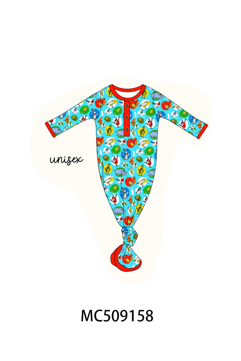 PO65 Blue Dr. Seuss bamboo collection