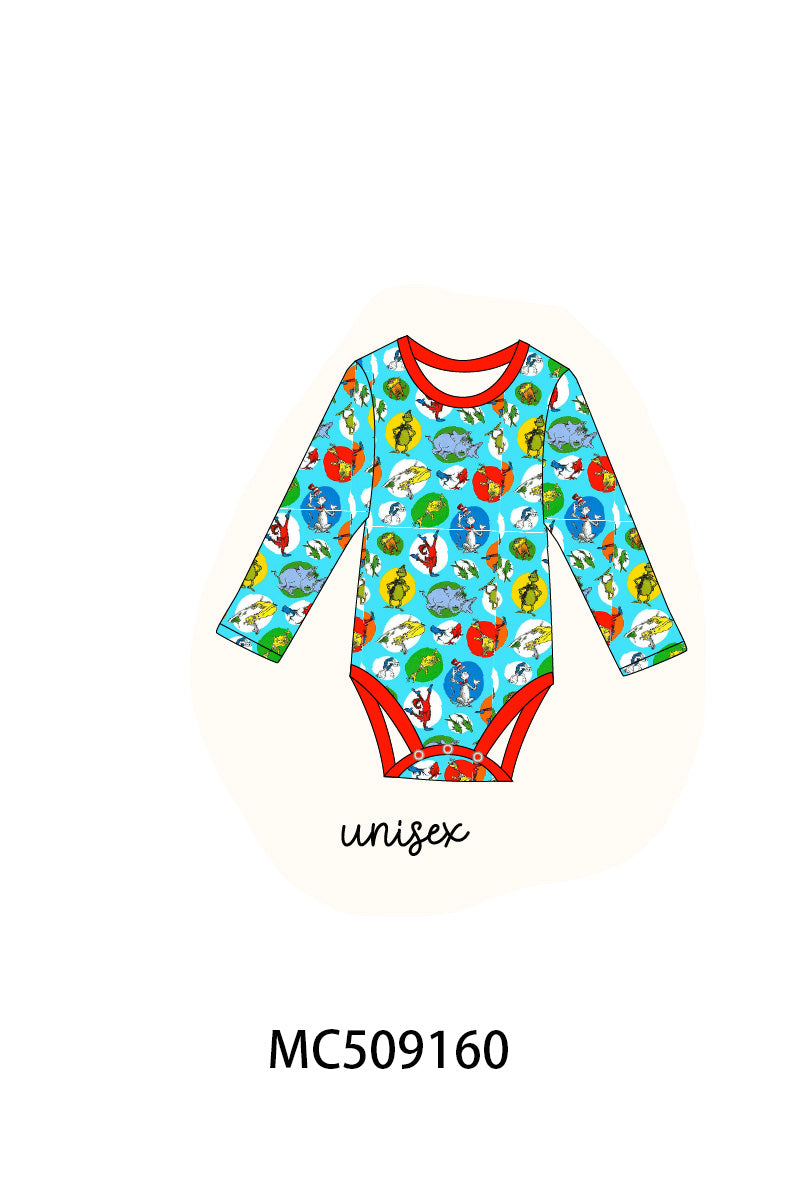 PO65 Blue Dr. Seuss bamboo collection