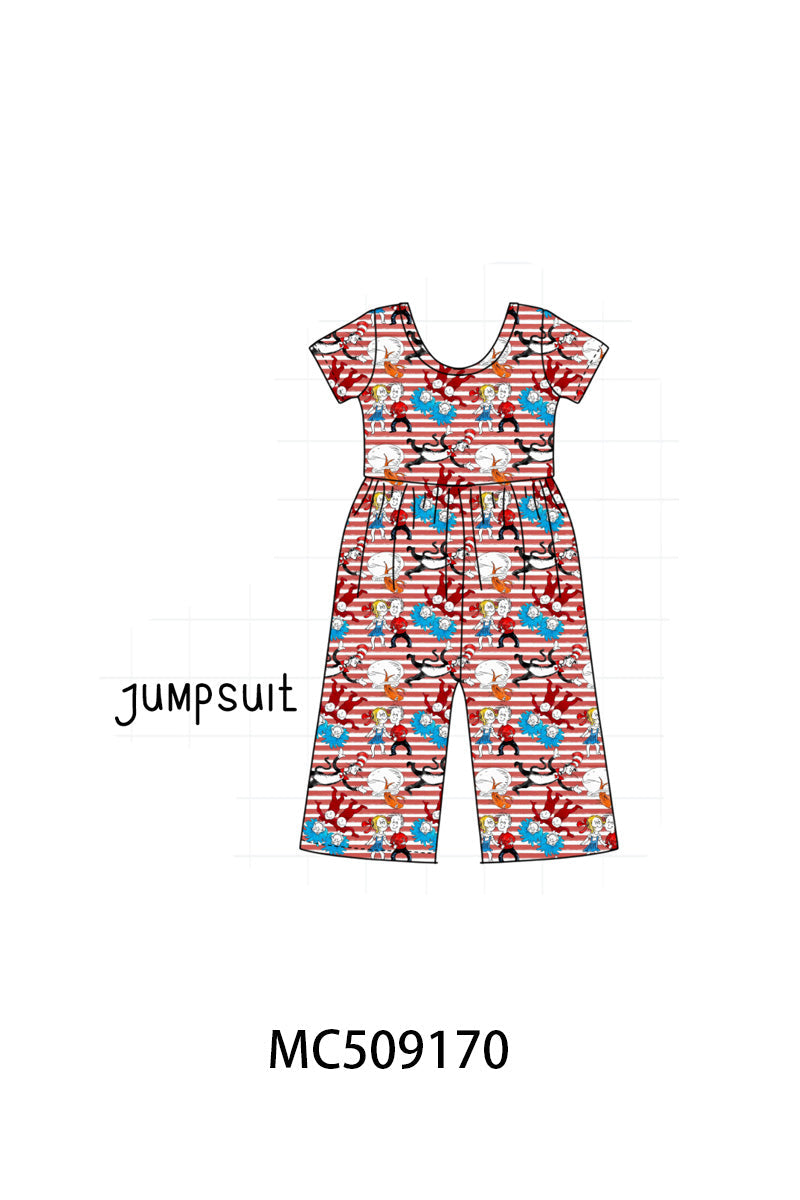 PO65 Red stripe Dr. Seuss bamboo collection