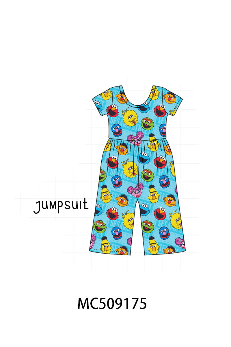 PO65 Blue character print bamboo collection
