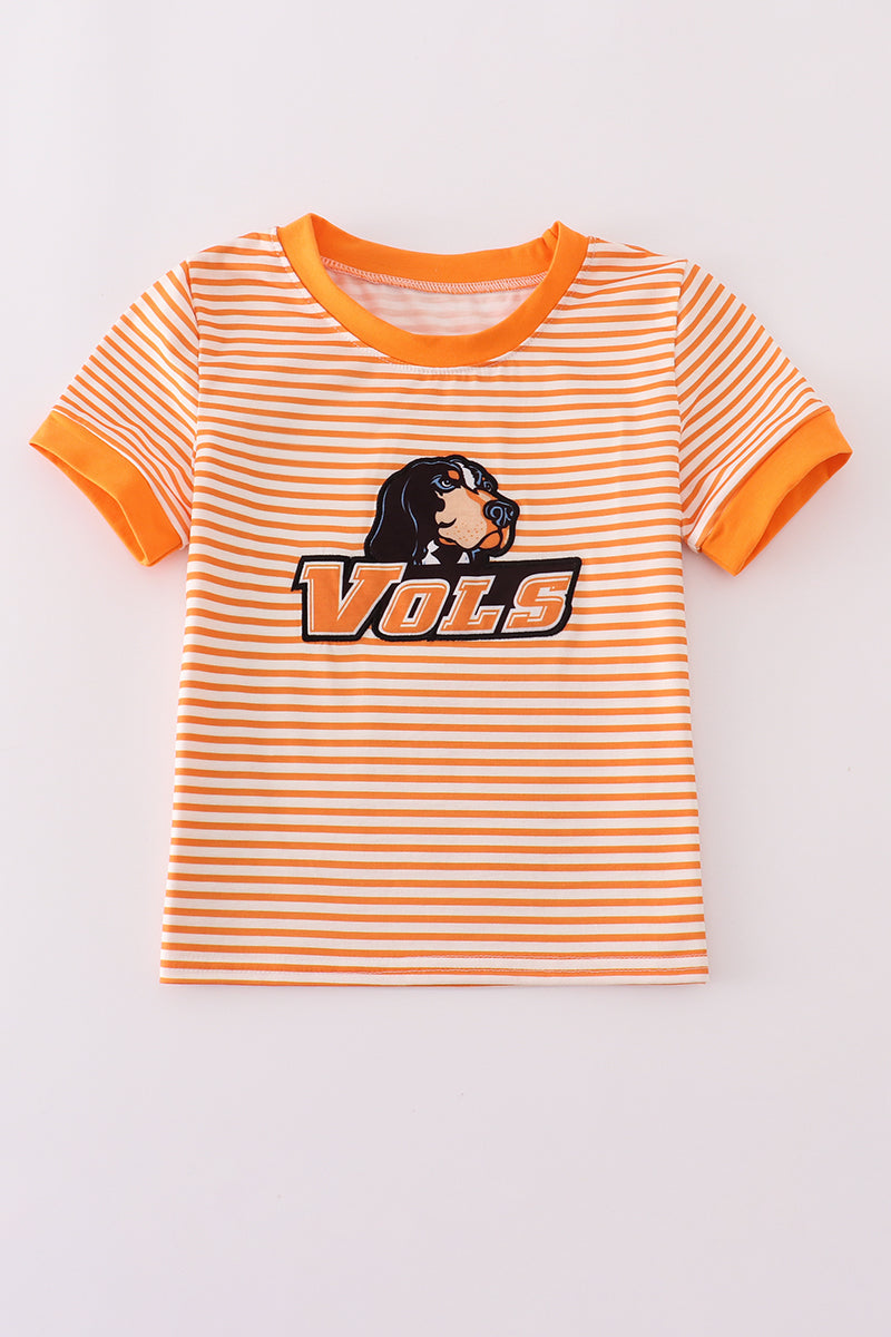 Tennessee applique stripe top