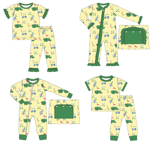 Yellow Golf Pajamas - ETA mid January