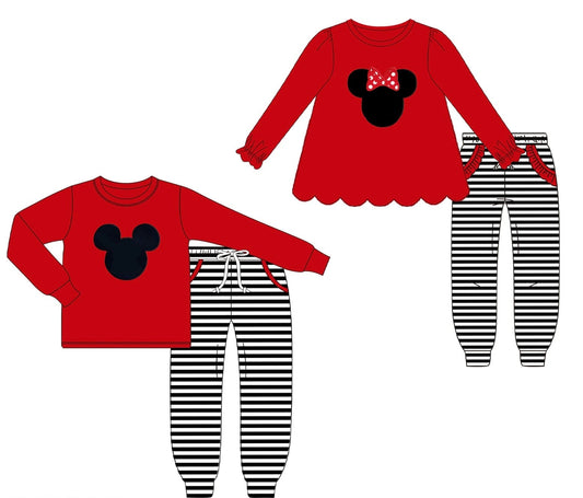 Mouse Appliqué Jogger Sets - ETA late December