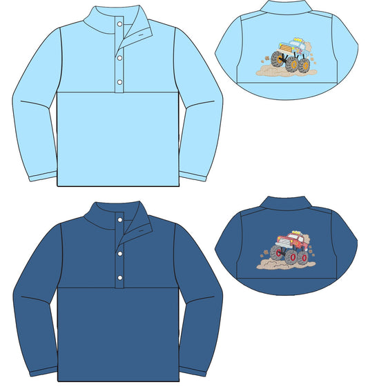 Monster Truck Embroidered Pullovers - ETA early January