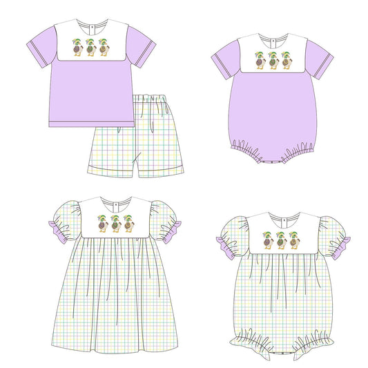 Mardi Gras Duck Embroidered Collection - ETA early January