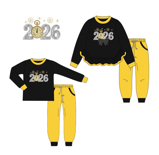 New Year 2026 Appliqué Jogger Sets - ETA late December