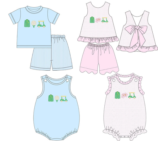 Blue / Pink Masters Trio Embroidered Collection - ETA mid January
