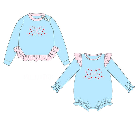 Bow and Hearts Embroidered Collection - ETA early January
