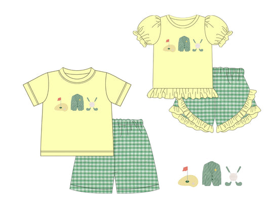 Masters Trio Appliqué Short Sets - ETA mid January
