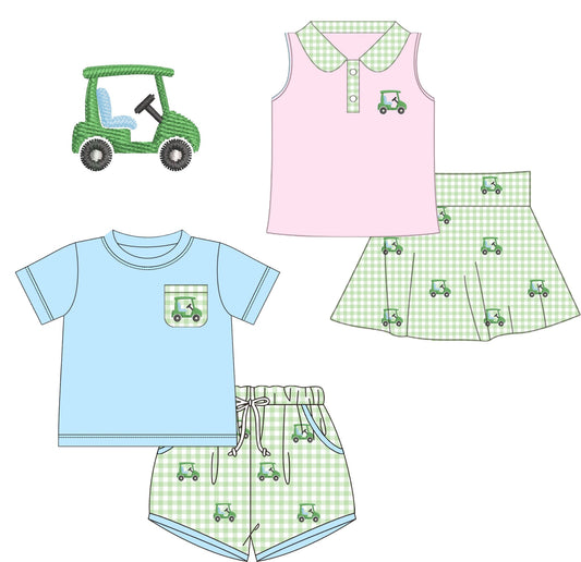 Golf Cart Embroidered Sets - ETA mid January