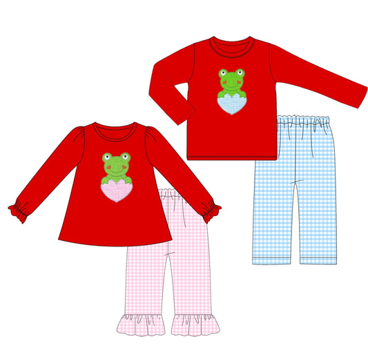 Frog Heart Appliqué Sets - ETA late December