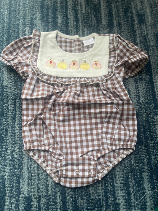 Embroidered Turkey Bubble