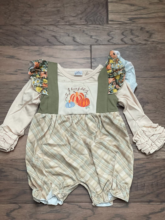 Pastel Pumpkin Romper