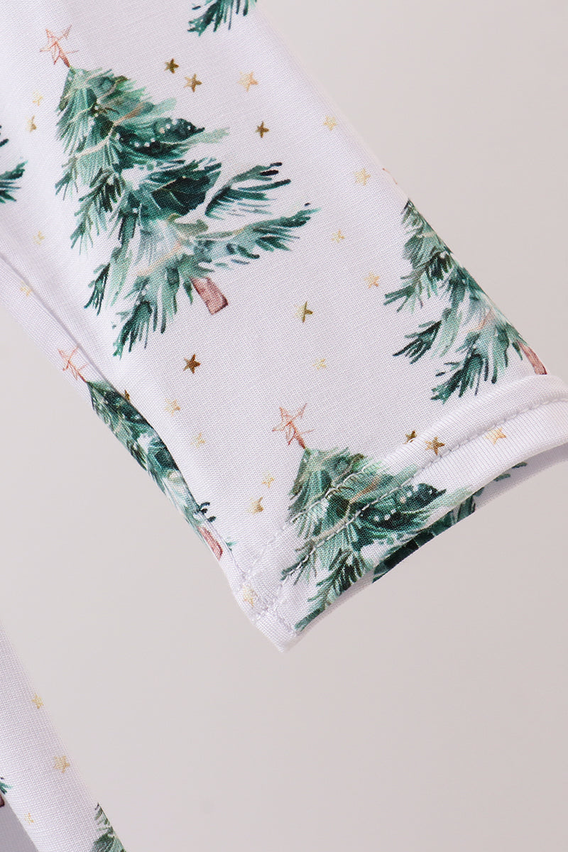 Green christmas tree bamboo dress