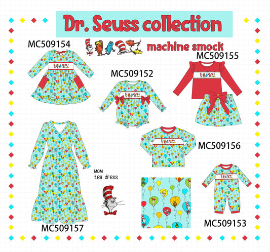 PO65 Mint Dr. Seuss smocked collection